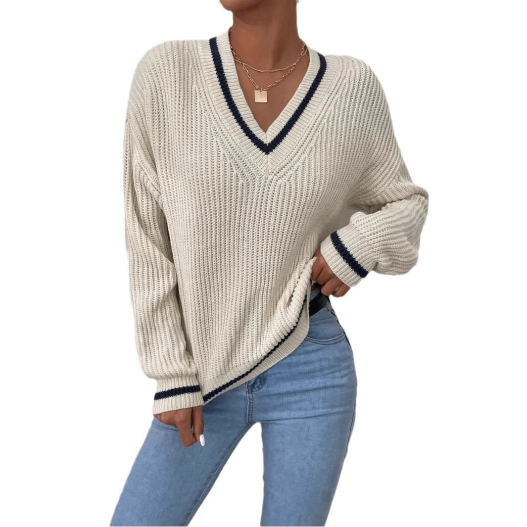 Autumn New Casual Loose Knitted Top