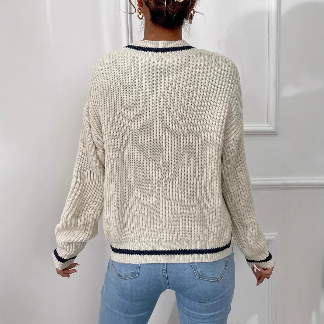 Autumn New Casual Loose Knitted Top vista 3