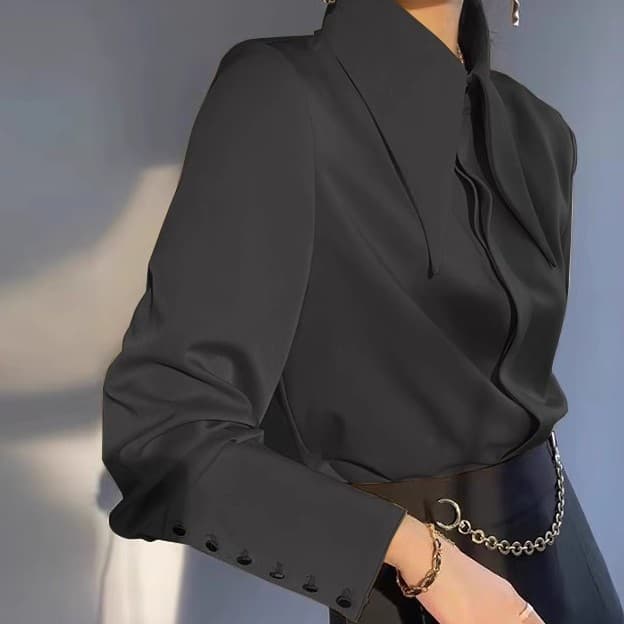 Niche Design Premium Pointed Collar Top vista 6