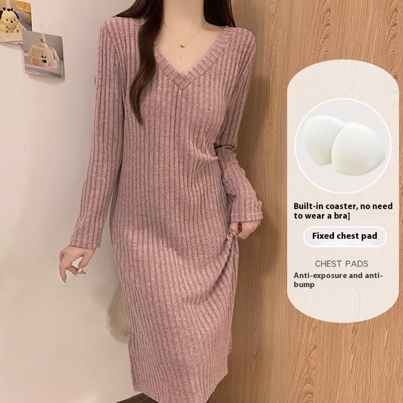 Women's Spring And Autumn Cotton Night Dress
